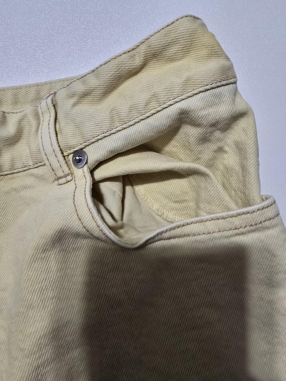 Tanya Taylor Yellow Ollie Jeans Size 6 - Picture 8 of 14